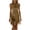 Khaki# dresses for women, variant on Oksale Faux Suede Western Dresses for Women Vintage Fringe Hem Sleeveless Mini Dress Cowgirl Zip Up Lapel Streetwear Summer Dresses Black M