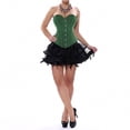 thumbnail image 2 of Elegant Body-Shaping Corset Dress Underbust Bustier Bodice with Fishbone Structure for Formal Occasions and Everyday Wear, 2 of 4