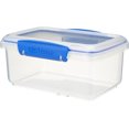 thumbnail image 1 of Sistema Klip It 33.8-Ounce Rectangular Food Container, Clear, 1 of 8