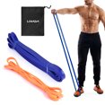thumbnail image 1 of Lixada 2PCS Resistance Loop Band with Carry Bag Natural Latex Pull Up Assist Band Home Gym Fitness Yoga Strength Training Elastic Exercise Workout Band, 1 of 7