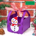 thumbnail image 2 of IROINID Christmas Handmade DIY Non-woven Gift Bag Material Package Children's Apple Bag Safe Candy Bag, 2 of 4