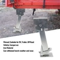 thumbnail image 4 of Adjustable Trailer Stabilizer Jack, 650lb Support 1000lb Lifting Capacity Iron Trailer Swing Down Stabilizer Jack 290 To 455mm  for Off Road Vehicle, 4 of 7