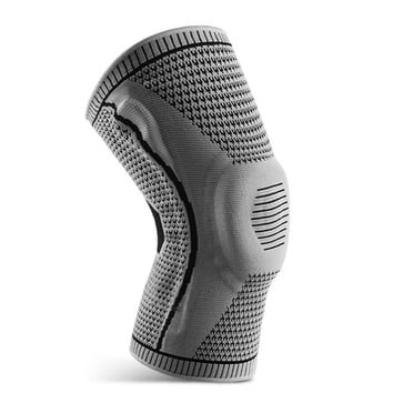 Knee Braces for Knee Pain, Knee Brace with Patella Gel Pad & Side Stabilizers for Men Women(grey)
