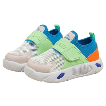 Zecgelong Kids Running Shoes Boys Lightweight Breathable Mesh Sneakers For Toddler Boys Soft Sole Comfortable Casual Walking Shoes For Daily Wear Boys School Shoes Size 1.5