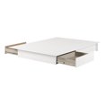 thumbnail image 2 of South Shore Fusion Full/Queen 2-Drawer Platform bed, in Pure White, 2 of 10