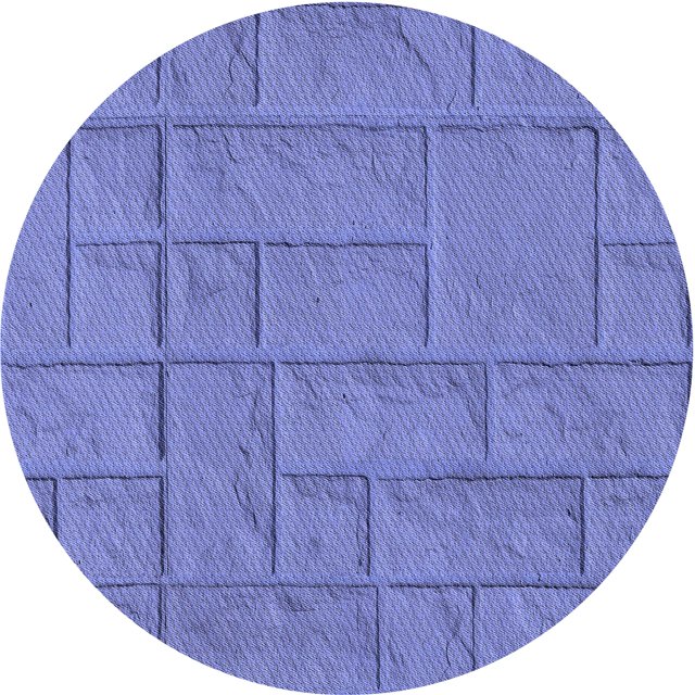 Ahgly Company Tapis Rond Lavable en Machine Intérieur Transitionnel Bleu Ciel, 5 Pieds Rond