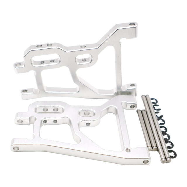 QualitChoice Enhanced Front Lower Suspension Arm For 1/10 53625 OFF-Road RC Car Accessories Silver
