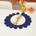 thumbnail image 4 of Nilvkv Woven Insulation Pad Kitchen Flower Shaped Placemat Handmaded Pot Mat Cup Mat Size 7X7 Inches, 4 of 6
