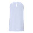 thumbnail image 3 of Birdeem Summer Women Solid Color Dots Round Neck Sleeveless Tee Tops T-Shirt, 3 of 9