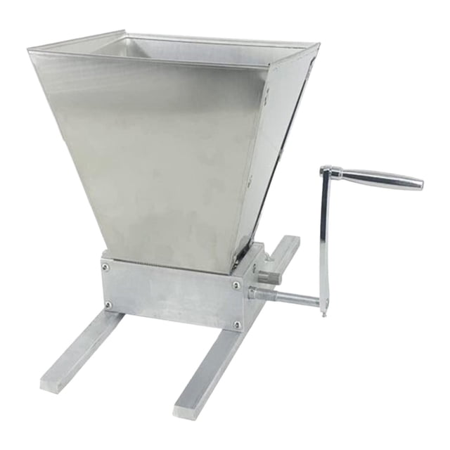Lipstore Grain Crusher Adjustable Bar Homebrew 4L Capacity Manual Grain Mill Grinding