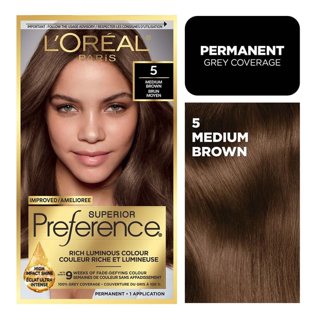 L'Oreal Paris Superior Preference Permanent Hair Color, Oil-in-Gel, Palma, 1 unit