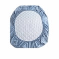 thumbnail image 2 of Feltree 360-Degree Fitted Mattress Protector, Waterproof Polyester Fiber Bed Sheet with Non-Slip Grip & Stitched Edges, 2 of 7