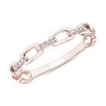 thumbnail image 1 of 0,15 Ct T.p. Rond Véritable Diamond Nouvelle Conception Alliance Éternité pour Femmes Or Rose Massif 18K Taille 3,5, 1 of 7