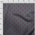 thumbnail image 2 of oneOone Polyester Lycra Fabric Leaves & Floral Block Print Sewing Fabric BTY 56 Inch Wide, 2 of 5