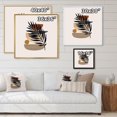 thumbnail image 4 of Designart Tropical Leaf Silhouettes and Shapes IV FLOAT FRAME WALL ART, 4 of 4