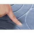thumbnail image 3 of Namzi Three-piece setLuxury Bathroom Rug Mat, Extra Soft and Absorbent Microfiber Bath Rugs, Non-Slip Plush Shaggy Bath Carpet,Blue stripes, 3 of 5