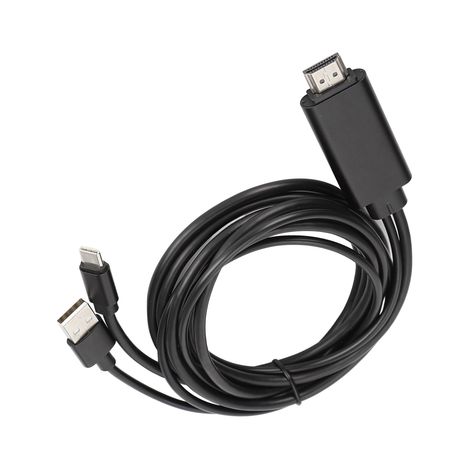 Câble d'Écran Synchronisé, Adaptateur Téléphone vers HDTV 4K pour Téléphone Mobile pour Jeu