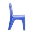 thumbnail image 2 of Blue Plastic Stackable School Chair with Carrying Handle and 11'' Seat Height, 2 of 4