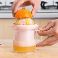 thumbnail image 3 of TIELUTT Manual Hand Squeezer Lime Squeezer with Measuring Cup And Strainer Juicer A Bar above Juicer Fresh Juice Container Carrot Juicer Self Clean Easy Juicer to Clean Kitchen Juicer Attachments for, 3 of 7