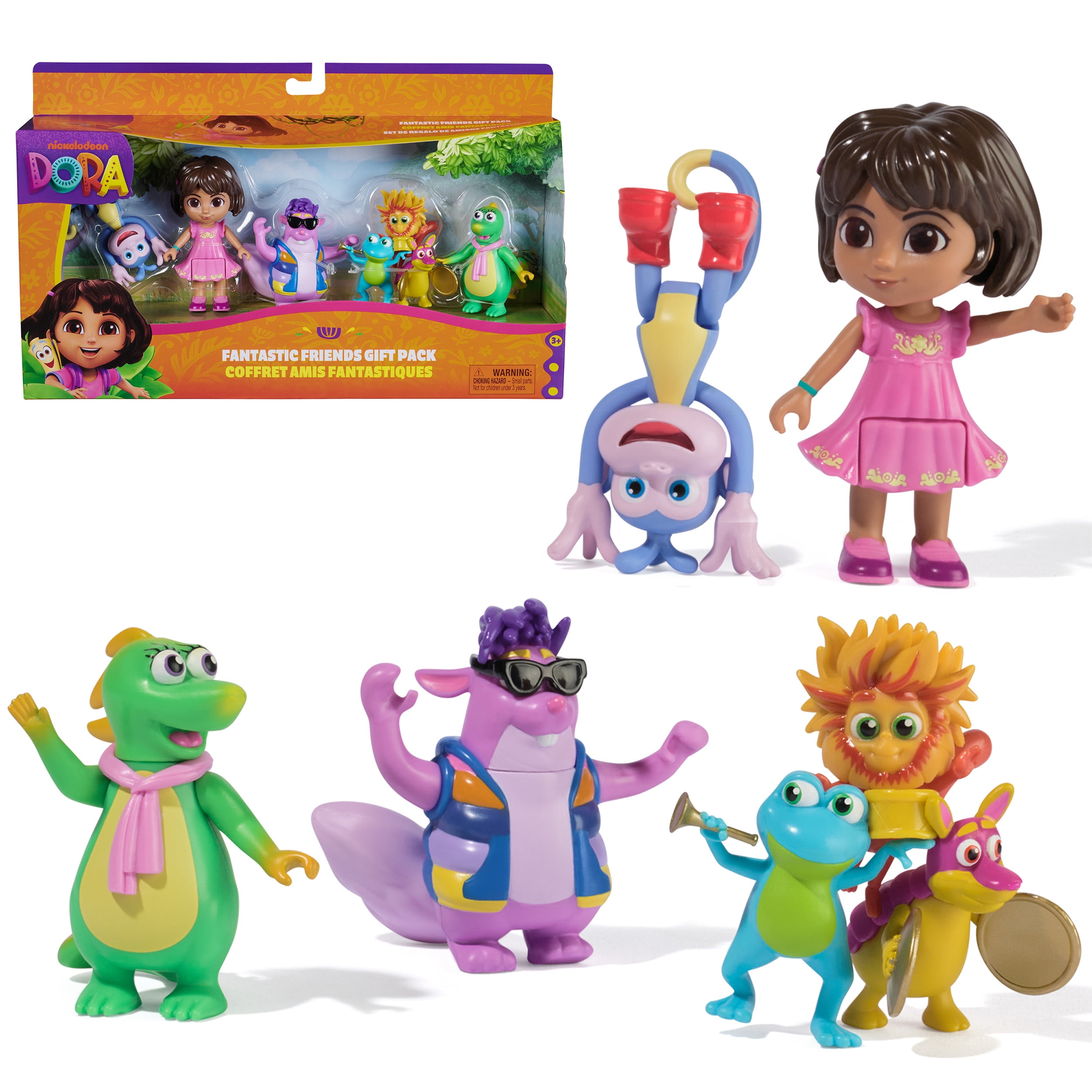 Dora, Fantastic Friends Gift Pack with Dora, Boots, Tico, Isa, and the Fiesta Trio, for Kids 3+