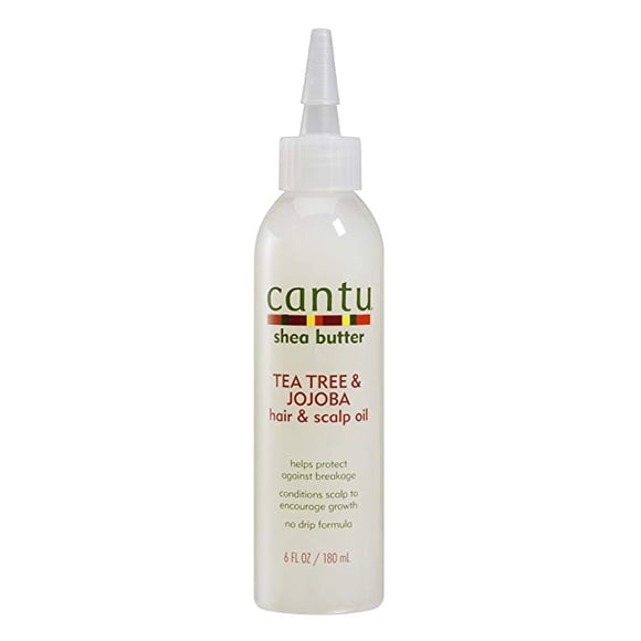Cantu Huile pour Cheveux et Cuir Chevelu au Beurre de Karité, Arbre à Thé et Jojoba 6 fl oz