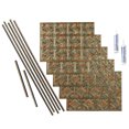 thumbnail image 1 of Fasade Traditional Style 1 Decorative Vinyl Backsplash Kit 15 sq ft Copper Fantasy, 1 of 6