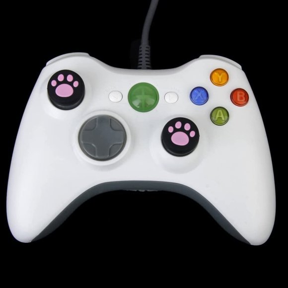 Thumb Stick Grips Cap Cover Joystick Thumbsticks Caps for PS5/PS4/PS3/one/360/XSX Pink Cat Dog Paw