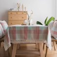 thumbnail image 2 of Nappe à Rayures Colorées Boho en Coton et Lin, Imperméable, Couvre-Table, Décoration de Table pour Salle à Manger, Restaurant, Fête, 2 of 5