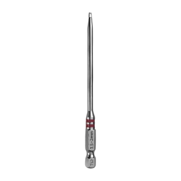 Hex Shank Magnetic Screwdriver Bit, Pagoda Shape, Alloy Steel, Rust-Resistant, Fits Drills and Air Screwdrivers, Durable Industrial and Household Use