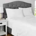 thumbnail image 2 of Mainstays 4-Piece 300 Thread Count White- CVC Cotton Blend Bed Sheet Set, Double (Adult), 2 of 5