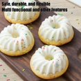 thumbnail image 4 of Fesfesfes Silicone Cake Molds Baking Tools Kitchen Bread Molds Non Stick for Cake Bread Muffin Oven Microwave Safe Easy to Clean Home Baking Accessories, 4 of 5