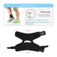 thumbnail image 3 of WALFRONT Breathable Adjustable Compression Foot Drop Ankle Brace Support Stabilizer,Foot Support Stabilizer, 3 of 6