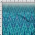 thumbnail image 1 of oneOone Tissu Popeline de Coton Imprimé Chevron pour Couture BTY 42 Pouces de Large, 1 of 3
