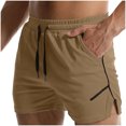 thumbnail image 2 of Birdeem Mens Shorts Men Fashion Casual Pocket Drawstring Elastic Design Body Building Shorts, 2 of 12