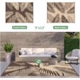 thumbnail image 2 of Outdoor Rug  for Patios   Reversible Outdoor Plastic Straw Camping Rug Carpet  Large Area Rugs Mats for RV  Camper  Deck  Balcony  Porch  Backyard  Beach  Picnic. Leaf, 2 of 7