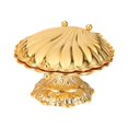 thumbnail image 1 of jifeng Seashell Fruit Bowl Creative Fruit Holder for Kitchen Counter Snacks Parties 20cmx23cmx13cm, 1 of 9