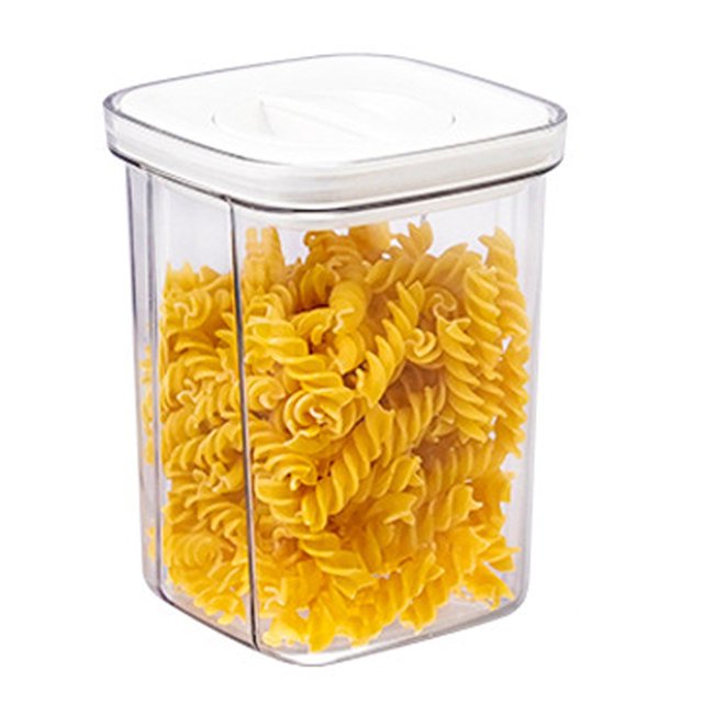 Giyblacko Storage Box Airtight Food Storage Containers Set With Lids Plastic Kitchen Pantry Organization Canisters For Cereal Flour And Sugar 600ml