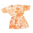 thumbnail image 3 of Toddlers Girls  Neck Slim Fit T-Shirt Shorts Set, 3 of 6