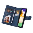 thumbnail image 5 of Case for Samsung Galaxy A52 5G Cover Zipper Pocket Wallet Case Magnetic Protective - Blue, 5 of 5