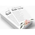 thumbnail image 3 of Inkdotpot 50-PackFloralWho Know The Bride Best How Well Do You Know The Bride Bridal Shower Bachelorette PartyGameActivityCards, 3 of 7