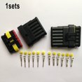 thumbnail image 1 of Waterproof Wire Connector Plug1P 2P 3P 4P 5P 6Pin Way Superseal Car Boat Motorcycle Clip Kit Power Tools Electrical Accessories, 1 of 5