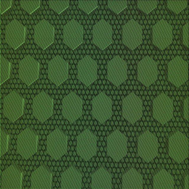 Ahgly Company Machine Washable Indoor Square Transitional Dark Forest Green Area Rugs, 7' Square