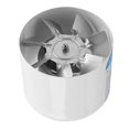 thumbnail image 1 of 2X 4 Inch Inline Duct Fan Air Ventilator Metal Pipe Ventilation Exhaust Fan Mini Extractor Bathroom Toilet Wall Fan ,Durability and Easy Installation, 1 of 6