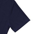 thumbnail image 4 of Txeol Weekly Sale Button Down Linen Shirts for Men Casual Short Sleeve V Neck Tops 2025 Summer Solid Color Lightweight Muscle Tees,Navy,S, 4 of 9