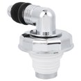 thumbnail image 2 of Khall Floor Drain Connector, Washing Machine Floor Drain Joint PVC Chromeplate Sealing Floor Drain Connector, 2 of 8