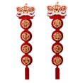 thumbnail image 3 of GUOOL Chinese New Year Spring Couplets Non Woven Bendable Red Color C, 3 of 9
