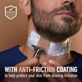 thumbnail image 4 of King C. Gillette Double Edge Safety Razor Handle and 5 stainless-steel blades with anti-friction coating, 4 of 17
