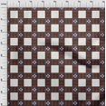 thumbnail image 3 of oneOone Georgette Viscose Fabric Check Ikat Print Fabric BTY 42 Inch Wide, 3 of 4