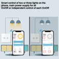 thumbnail image 4 of LCXmlly Hands free Control for Lights WiFi Graffiti Smart Switch, Voice App Control, Dimmable Lights, Real Sense Intelligence, EU Plug, 4 of 8
