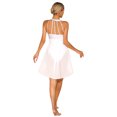 thumbnail image 3 of Aislor Robe de Danse Lyrique Sans Manches à Blocs de Couleur Jupe en Chiffon Justaucorps Robe de Danse Contemporaine Blanche m, 3 of 7